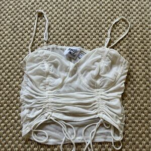 Princess Polly Crop top white